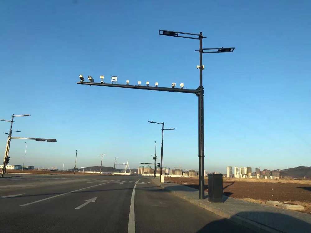 海阳市黑龙江佳木斯综合路灯杆项目